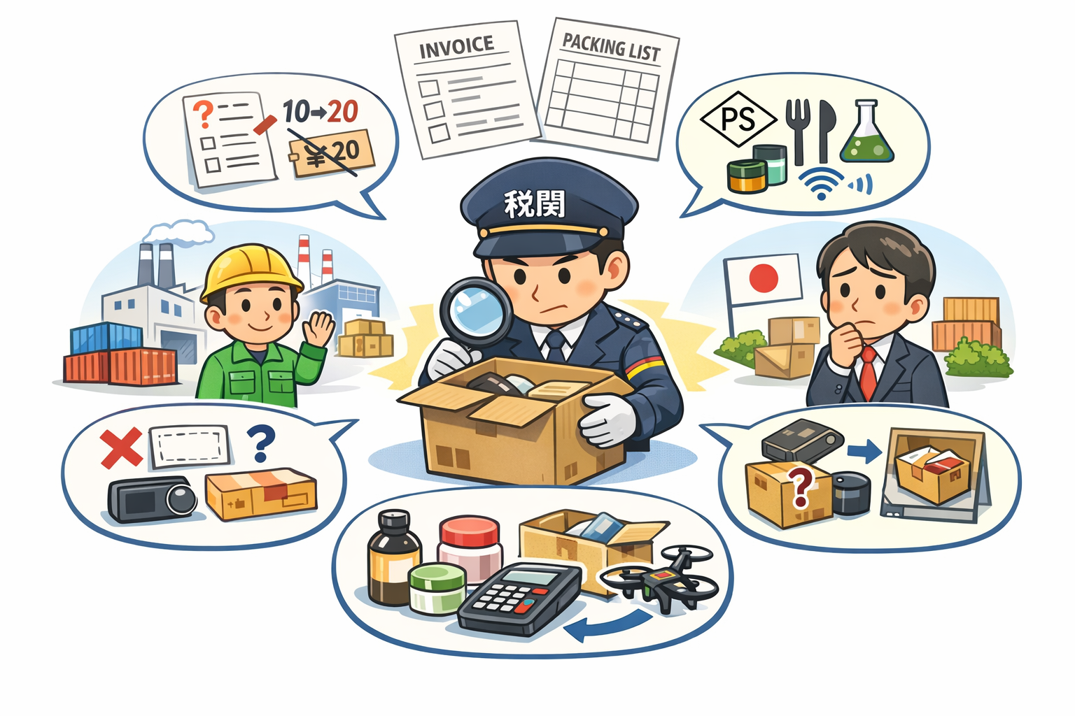 「日本で普通に売られている商品だから問題ない」 「販売ページに掲載されているから大丈夫だと思った」
中国仕入れの相談現場では、こうした前提を耳にすることが少なくありません。 しかし実際の実務では、日本の法規制に対する見落としが原因で、通関で止まるケースが後を絶ちません。
問題なのは、「違法な商品を仕入れた」というよりも、 判断基準を誤ったまま仕入れが進んでしまう構造にあります。
本記事では、中国仕入れにおいて見落とされがちな日本の法規制について、 単なる法律の羅列ではなく、「なぜ見落とされやすいのか」「なぜ通関段階で問題として顕在化するのか」その構造を実務視点で整理していきます。
