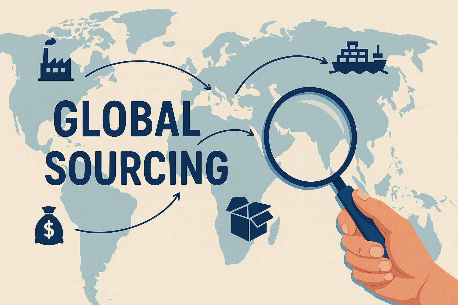 Global sourcing means buying goods, materials, or services from suppliers in different countries to get better prices, more capacity, higher quality, more innovation, and more stable supplies. Global sourcing can be very helpful for importers, brands, manufacturers, and retailers but it also comes with risks like inconsistent quality, compliance problems, longer lead times, currency exposure and geopolitical instability.
This guide talks about what global sourcing is, why businesses use it, the most common global sourcing models, a useful strategy framework and the best ways to lower risk and boost performance.
