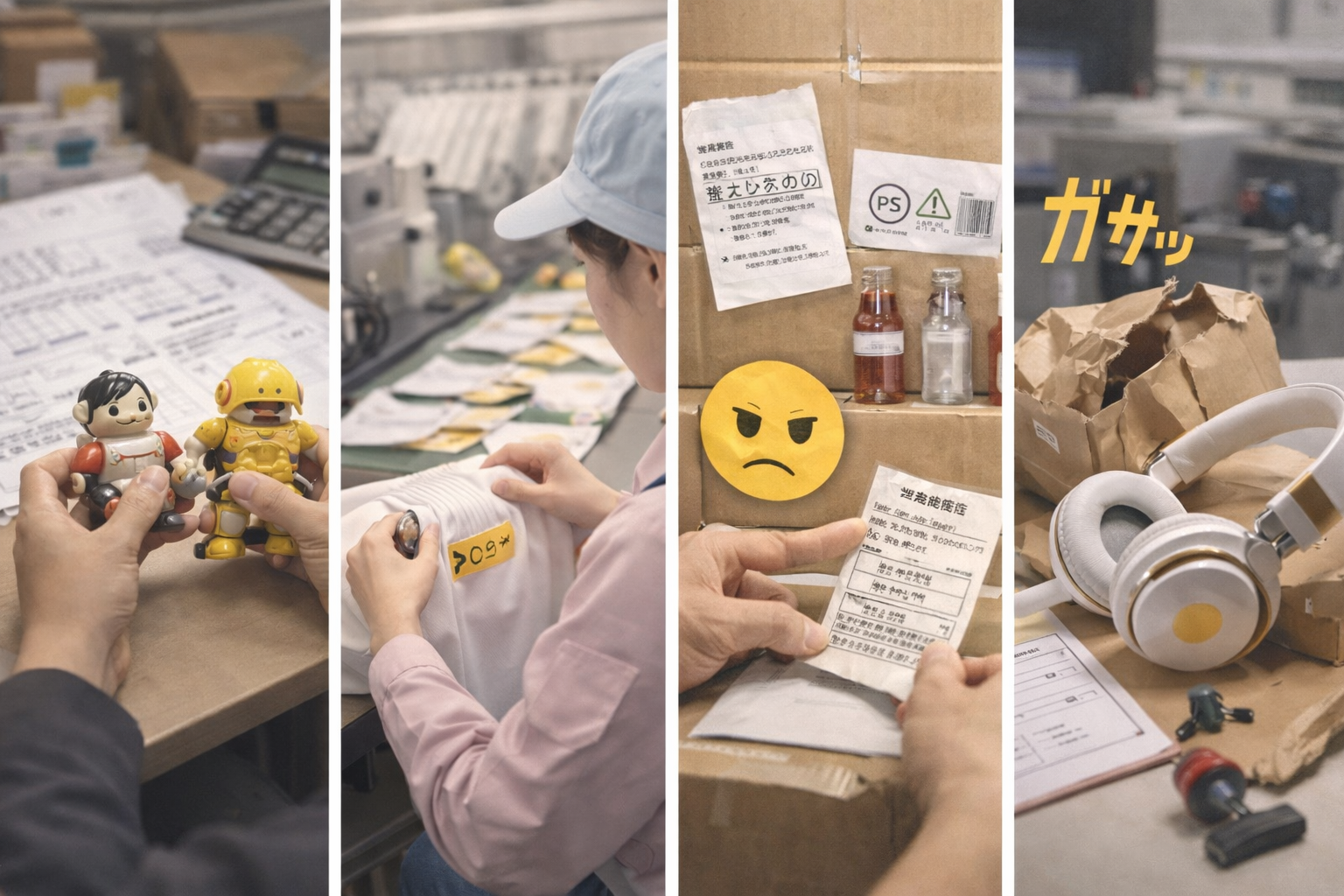 中国OEMは「オリジナル商品を低コストで作れる」「小ロットでも対応できる」といった魅力から、多くのEC事業者・ブランドが挑戦しています。
しかし一方で、初めての中国OEMで失敗する人が非常に多いのも事実です。
hubbuyerにも、 「OEMに挑戦したが、想定と違った」 「結局、売れずに在庫を抱えた」 という相談が数多く寄せられています。
今回は、初めての中国OEMで特に多い5つの落とし穴を解説します。